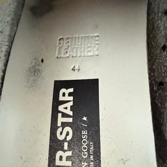 Golden Goose Super-Star Black Suede Sneakers with Silver Star PRICED TO SELL - Picture 10 of 11